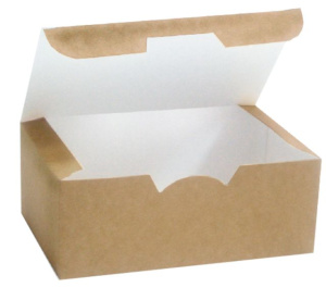 Коробка на вынос OSQ FAST FOOD BOX L 900 мл 150*91*70мм  25/500шт