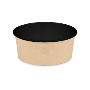 Миска  бумаж OSQ Round Bowl  750мл черная d=150(45/270 шт/кор)кр40802,4655,5403