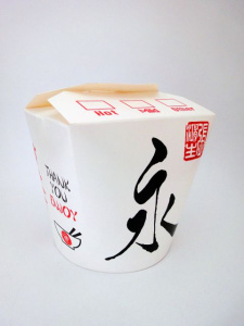 Контейнер Wok 750 мл, дизайн  Chinese (Китай)  50/500шт