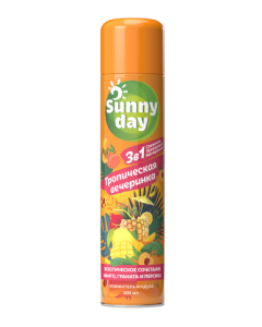 Освежитель воздуха Sunny Day 300 мл. Тропическая вечеринка  /12 шт в кор
