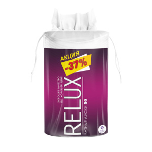 Ватные диски  50шт  RELUX  /24 пач*кор