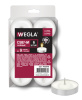 Свечи в гильзе  белые неаромат. WEGLA ULTRA LONG /6 шт*уп/702576