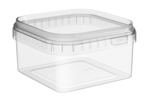 Банка 0,65л (129*129) квадр.с пломбой ПРОЗР без ручки с крышкой /333шт/ АУ