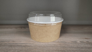 Миска  бумаж OSQ Round Bowl 1000мл крафт/бел d=150(45/270шт/кор)кр4655,5403,40802