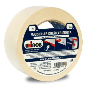 Лента малярная  48 х 50м 60С /6шт*уп/ 36шт*кор/  UNIBOB  К00780