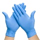 Перчатки нитриловые неопудр. Голубые  M /100шт* 10уп/1000/LibryKN002B/